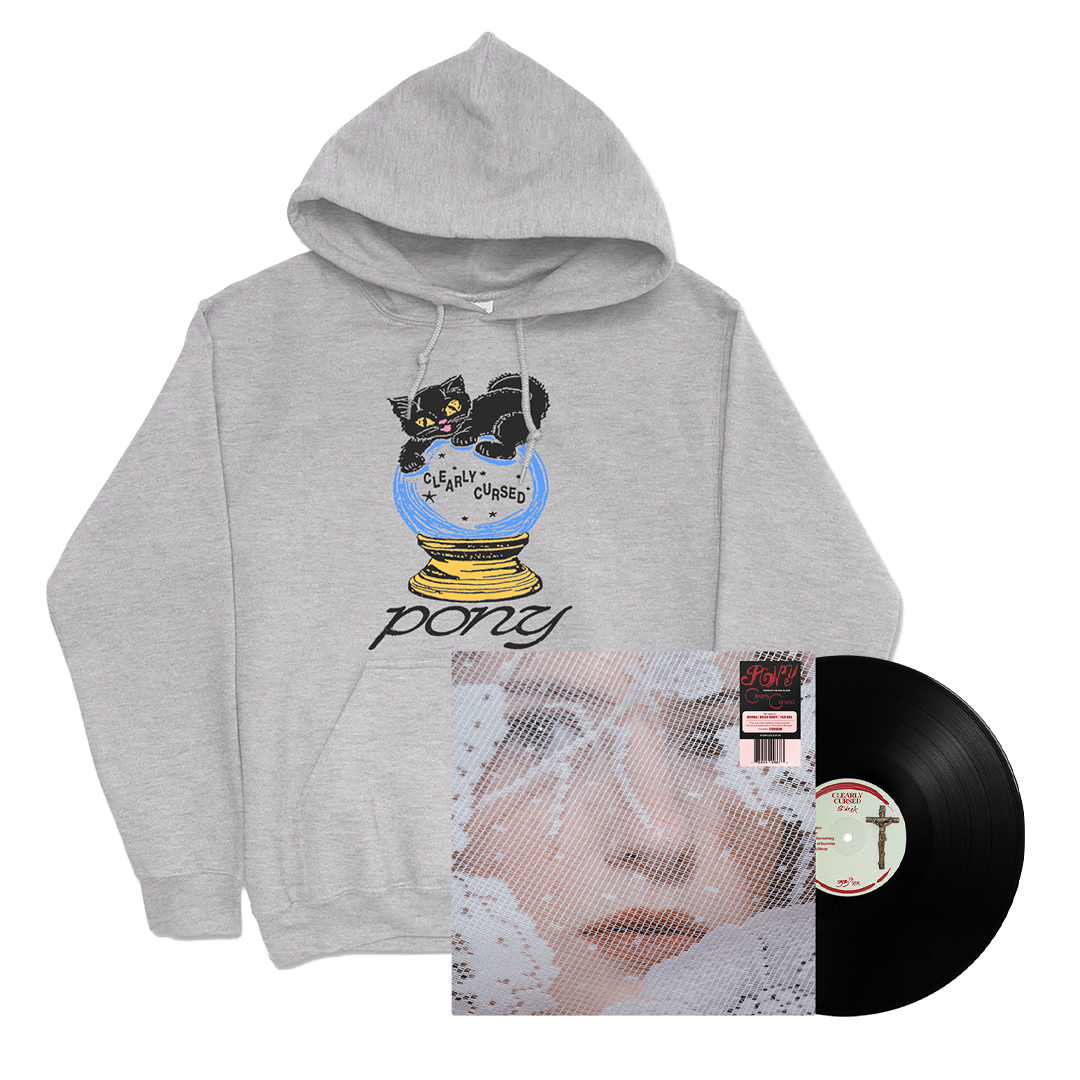 PONY- Clearly Cursed (Vinyl/Hoodie Bundle)