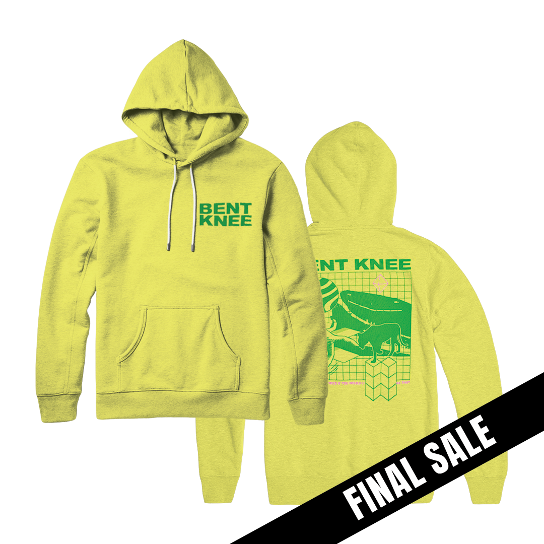 Bent Knee- Lime Hoodie