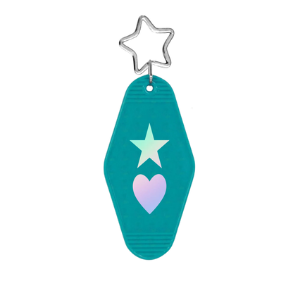In Heaven There's Rainbows Keychain