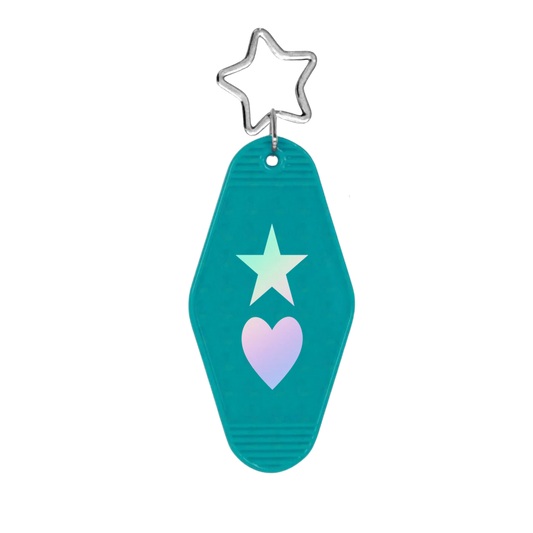 In Heaven There's Rainbows Keychain