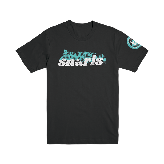 Snarls - Cat Tee Black